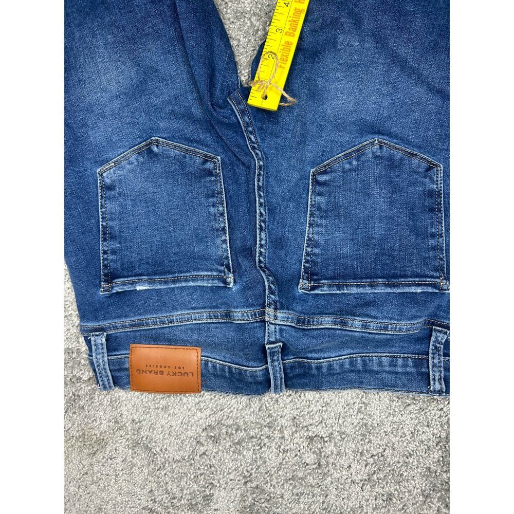 Lucky Brand Jeans Size 8/29 Distressed Soft Frayed Edges Mid Rise Skinny - Picture 3 of 10